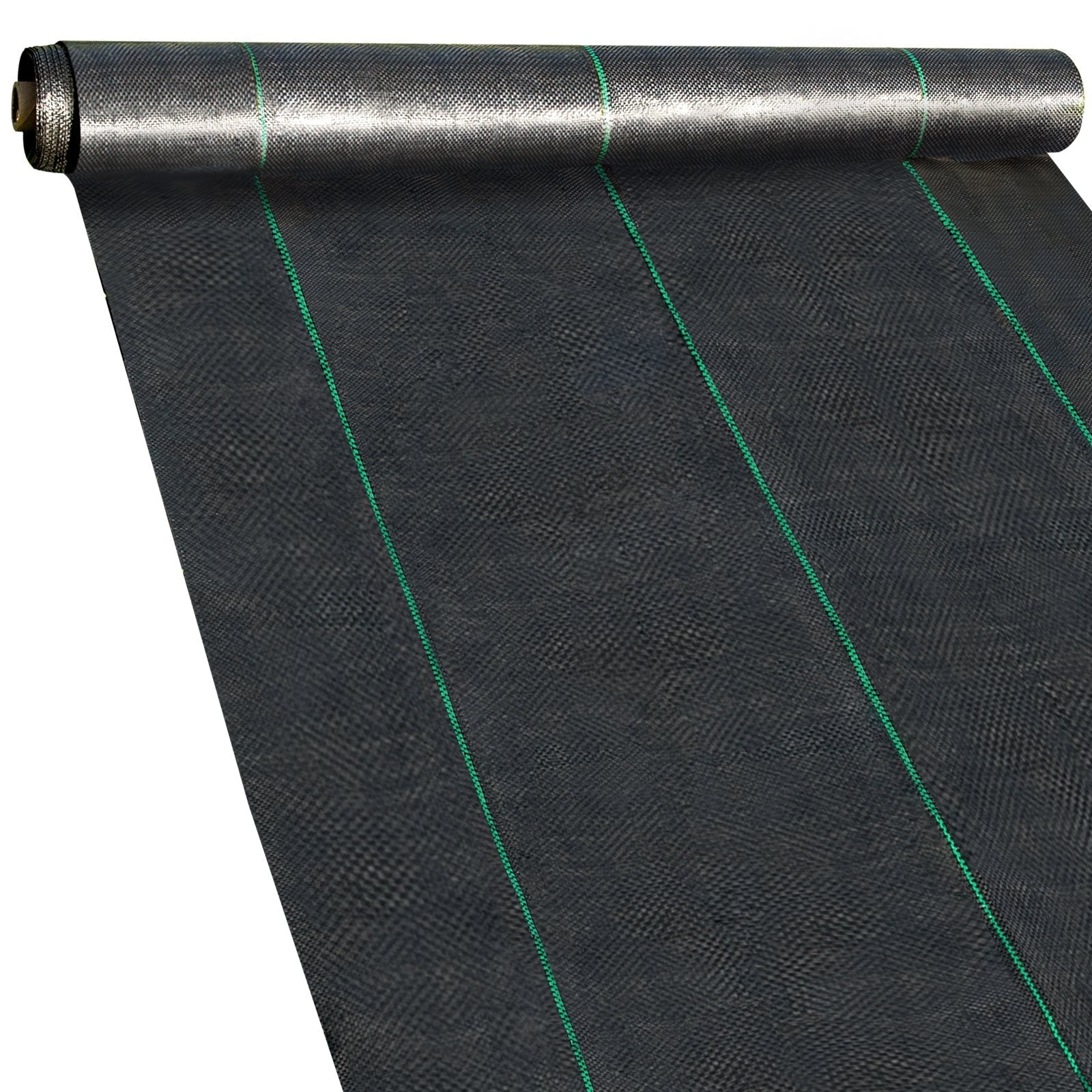 VEVOR 6FTx300FT Premium Weed Barrier Fabric Heavy Duty 3.2OZ, Woven Weed Control Fabric, High Permeability Good for Flower Bed, Geotextile Fabric for Underlayment, Polyethylene Ground Cover 