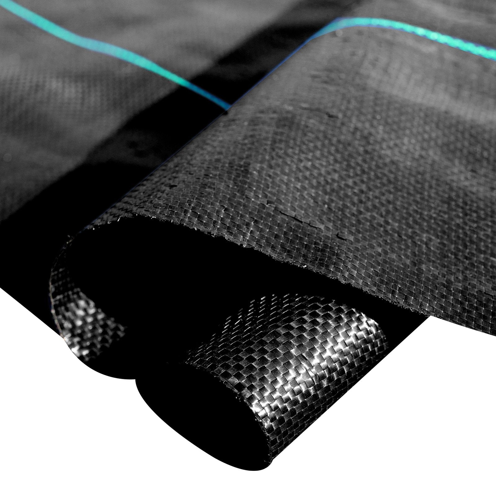 VEVOR 6FTx300FT Premium Weed Barrier Fabric Heavy Duty 1.5OZ, Woven Weed Control Fabric, High Permeability Good for Flower Bed, Geotextile Fabric for Underlayment, Polyethylene Ground Cover 