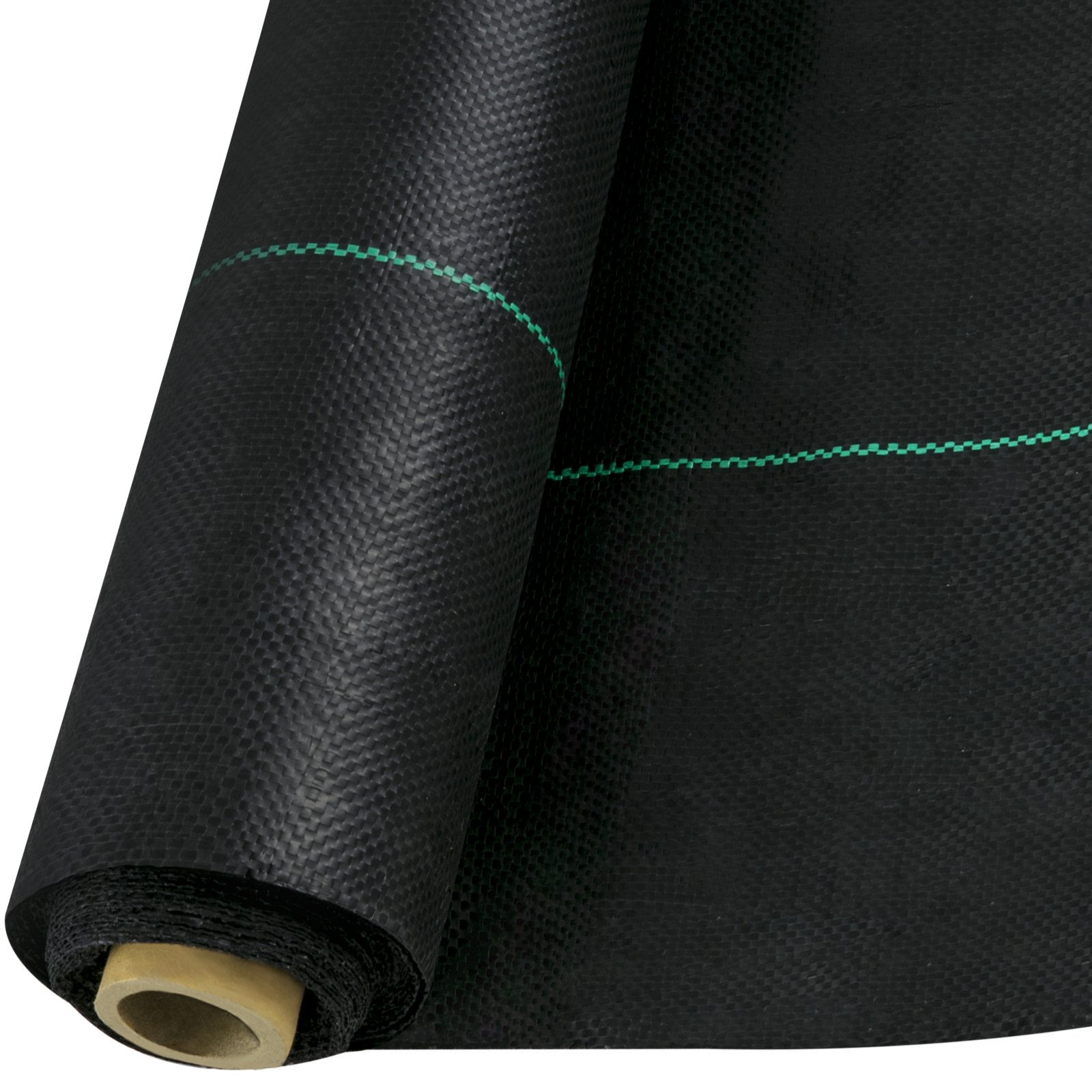 VEVOR 6FTx300FT Premium Weed Barrier Fabric Heavy Duty 1.5OZ, Woven Weed Control Fabric, High Permeability Good for Flower Bed, Geotextile Fabric for Underlayment, Polyethylene Ground Cover 