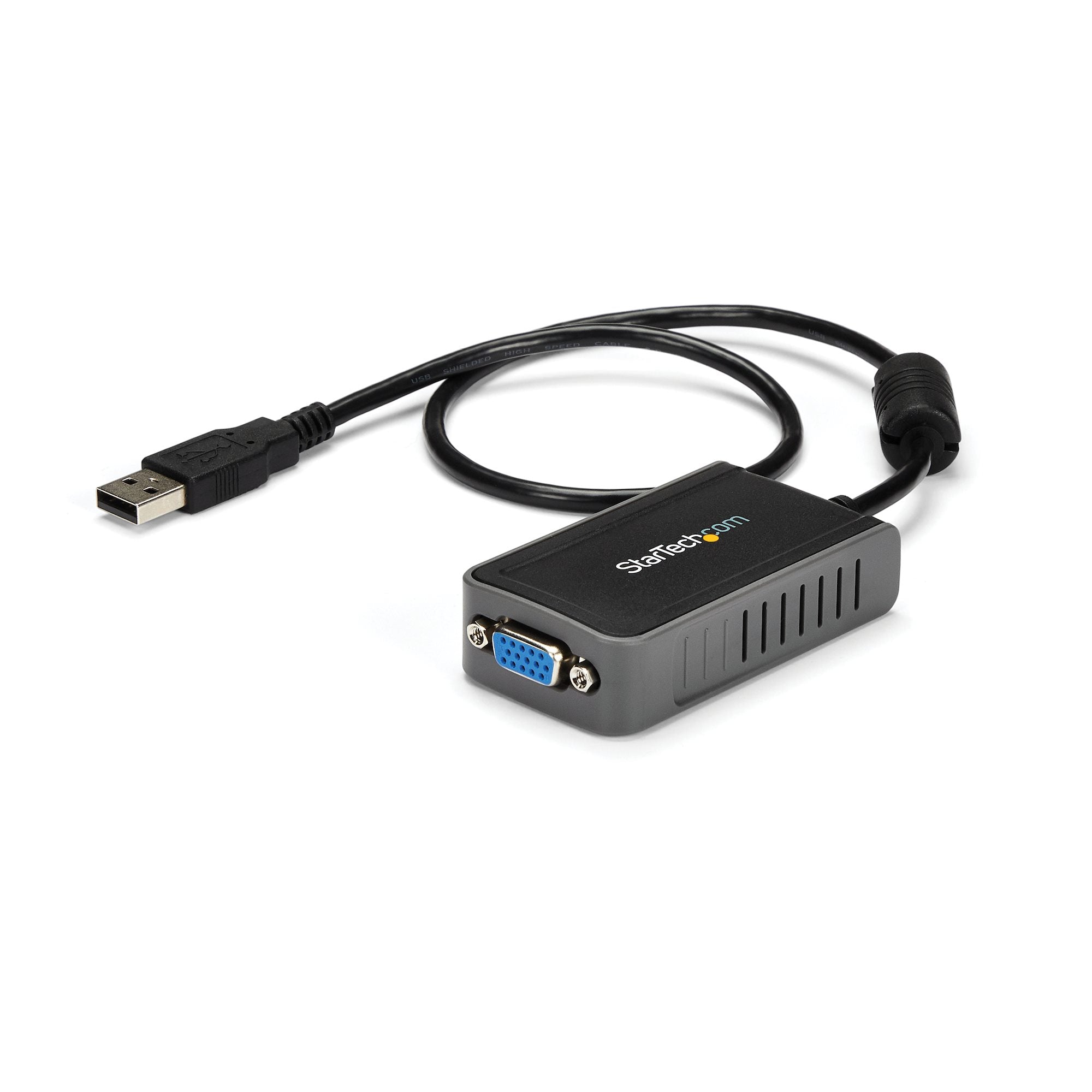 USB 2.0 to VGA Adapter, USB to VGA Monitor Converter for Windows, 1440x900 (no support for macOS/ChromeOS/Linux) - TAA 