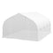 Outsunny 13 x 9.8ft Walk-in Polytunnel Greenhouse, Zipped Roll Up Sidewalls, Mesh Door, 8 Mesh Windows, Tunnel Warm House Tent with PE Cover, Plant Labels and Gloves, White