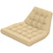 Outdoor Swing Cushion, Tufted Patio Cushion Replacement for Garden Chair Egg Chair,  Indoor Outdoor Seat Cushion, Beige