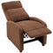 Corduroy Push Back Recliner Chair for Living Room & Home Theater – Manual Reclining Chair