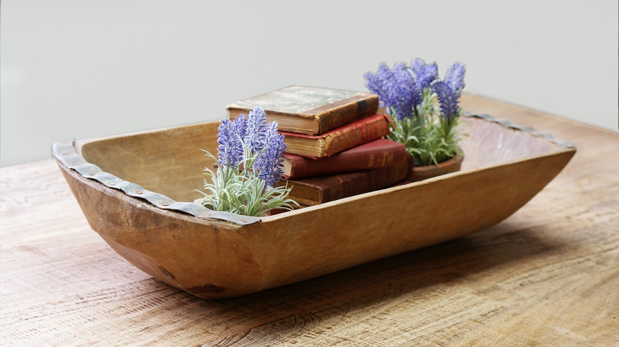 Large Wooden Dutch Dough Bowl 