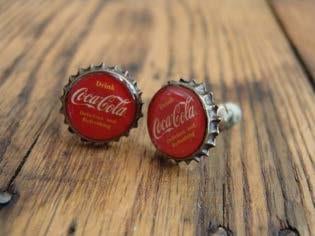 Cola Bottle Cap Iron Knob, Antique Metal 