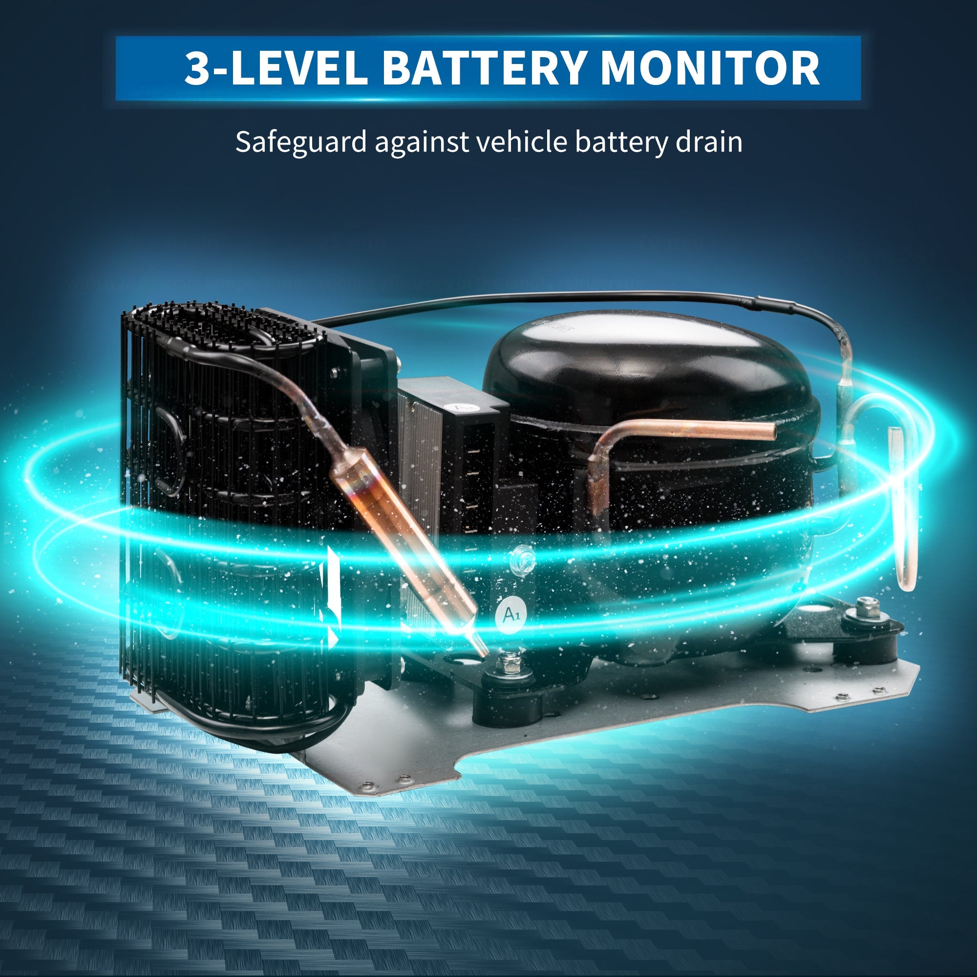 HOMCOM Portable Car Fridge, 32 Quart Dual Zone, 12/24V DC and 100V-240V AC, for Campervan, RV, Boat, Travel, -4℉-68℉ Range 