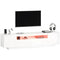 Entertainment Center with RGB LED Lights, TV Stand for 65-85 Inch TV, Modern TV Table for Living Room, High Gloss White