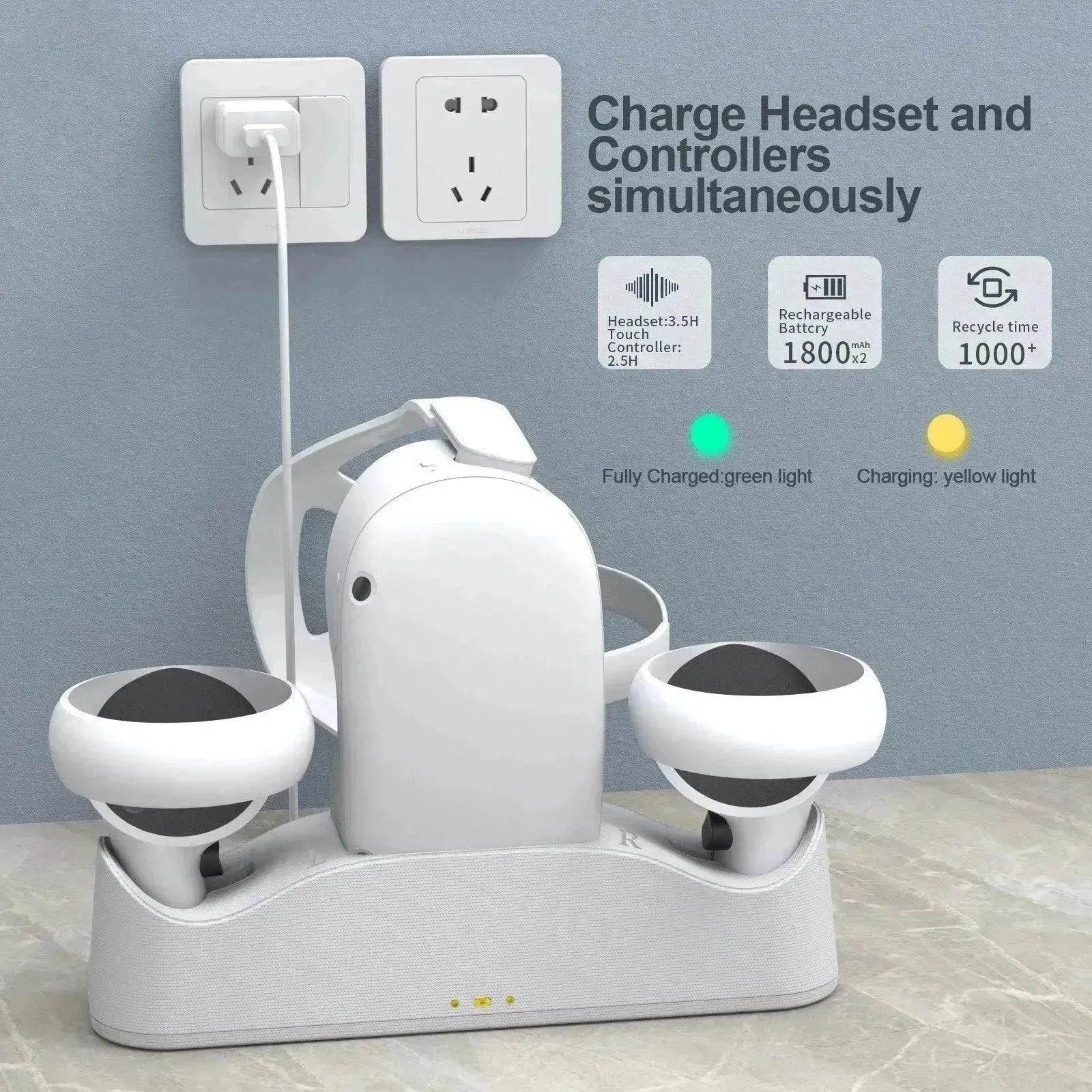 VR Glasses Handle Magnetic Charging Base 