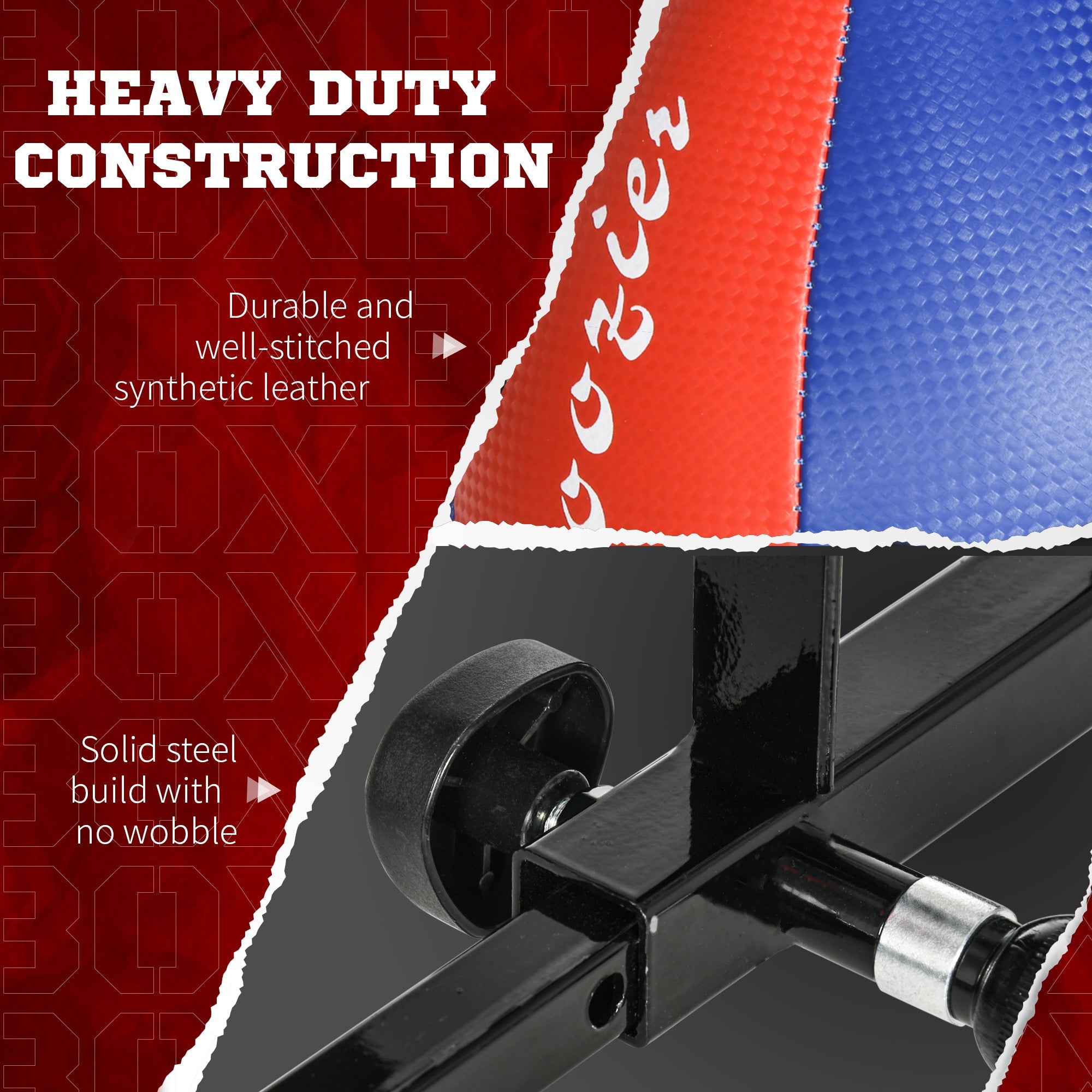 Soozier Adjustable Speed Bag Platform Wall Mounted 360° Swivel Boxing Training Equipment Home Gym 
