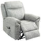 HOMCOM Manual Recliner Chair with Vibration Massage, Side Pockets, Microfibre Reclining Chair for Living Room, Grey