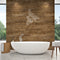 Portobello Hand Painted Wall Panels Pack of 10.6 Sq Ft 4 Pieces Each Panel 72 Inch by 5.125 Inch for Luxury Interior and Commercial Use