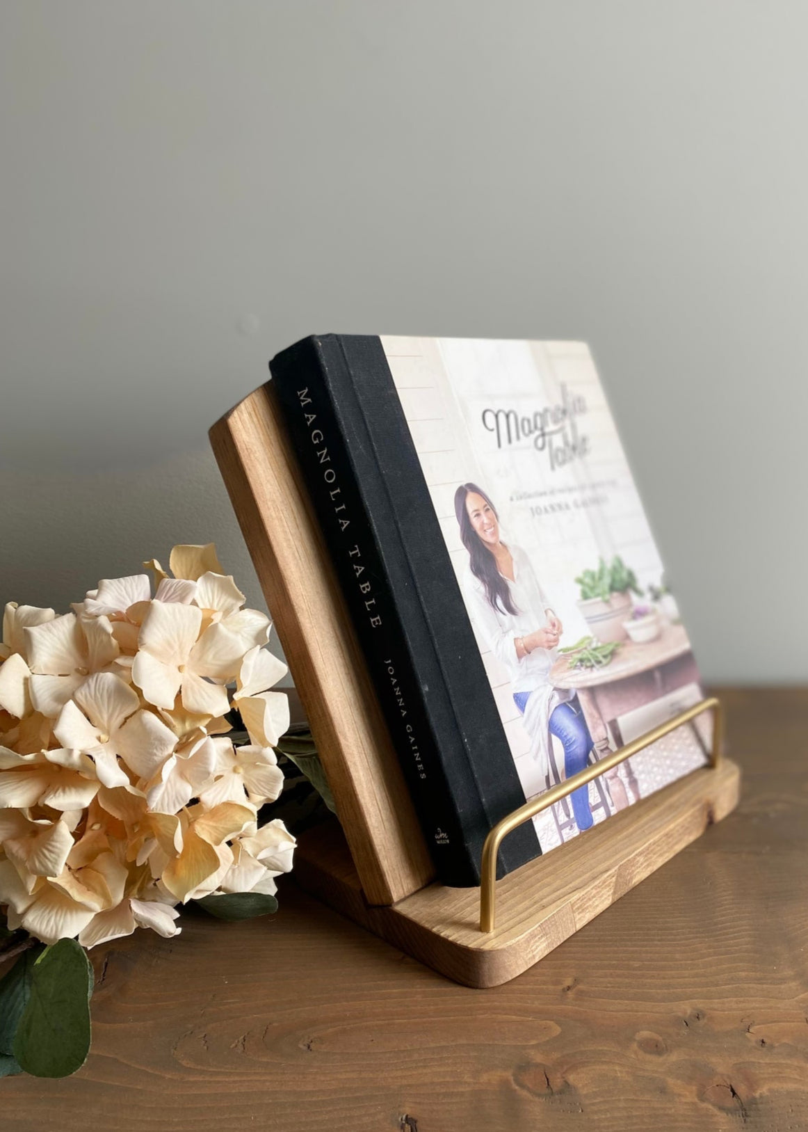 Walnut Cookbook Stand 