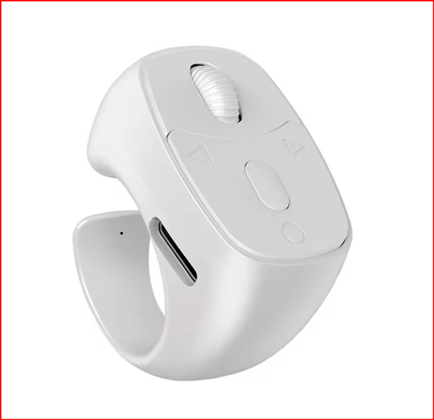 Bluetooth Scrolling Ring Remote Control – Rechargeable Video Scroller & E-Book Page Turner