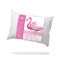 White Down Pillow – 550+ Fill Power Duck Down, 260TC Cotton Shell, Hypoallergenic, Filled in Canada