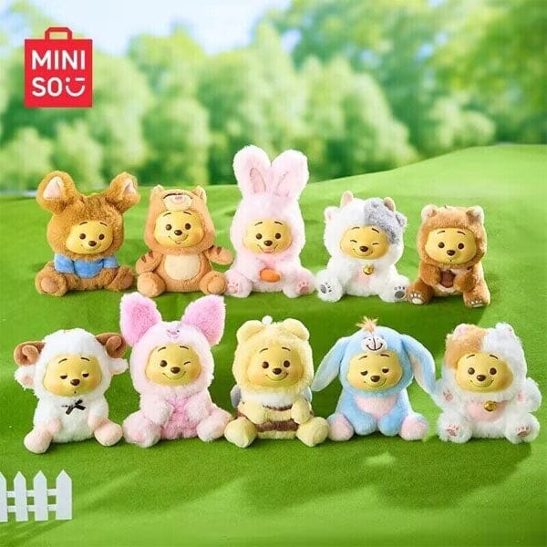 MINISO x Disney: Winnie The Pooh "Naughty Team" Series Plush Figure
(Blind Box) 