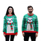 Couple Winter Llama Sweater Humorous Christmas Knit Cozy Holiday Jumper Fun Adult Winter Wear