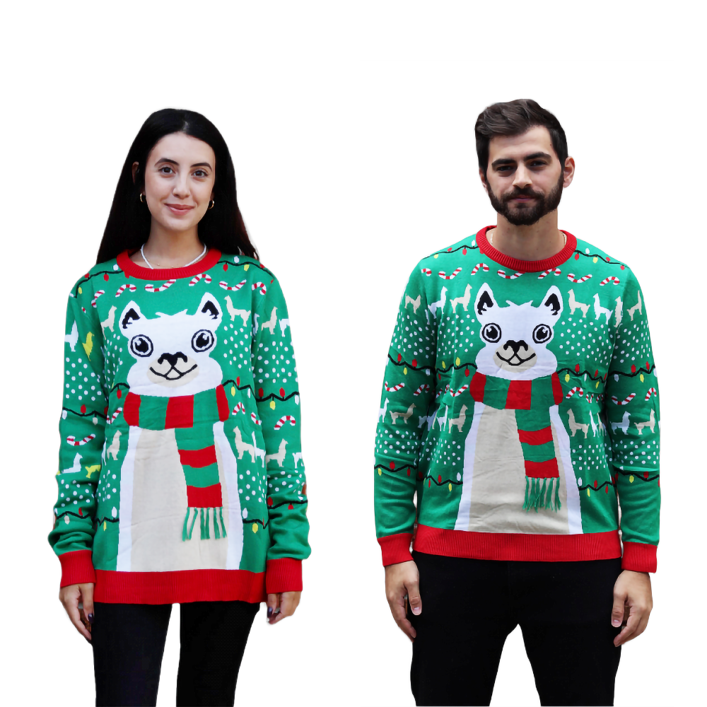 Couple - Winter Llama Sweater 