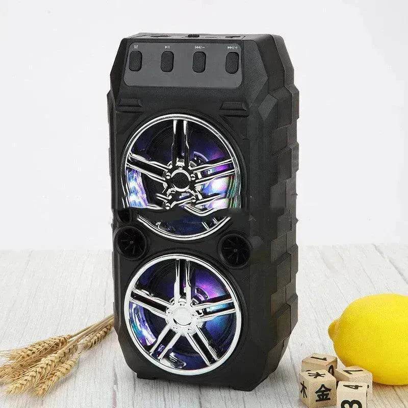 Wireless Bluetooth Speaker Dual Speakers Outdoor Portable Loud Speaker 