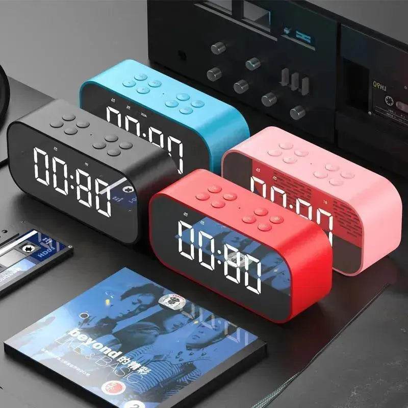 Wireless bluetooth speakers with LED display Clock 
