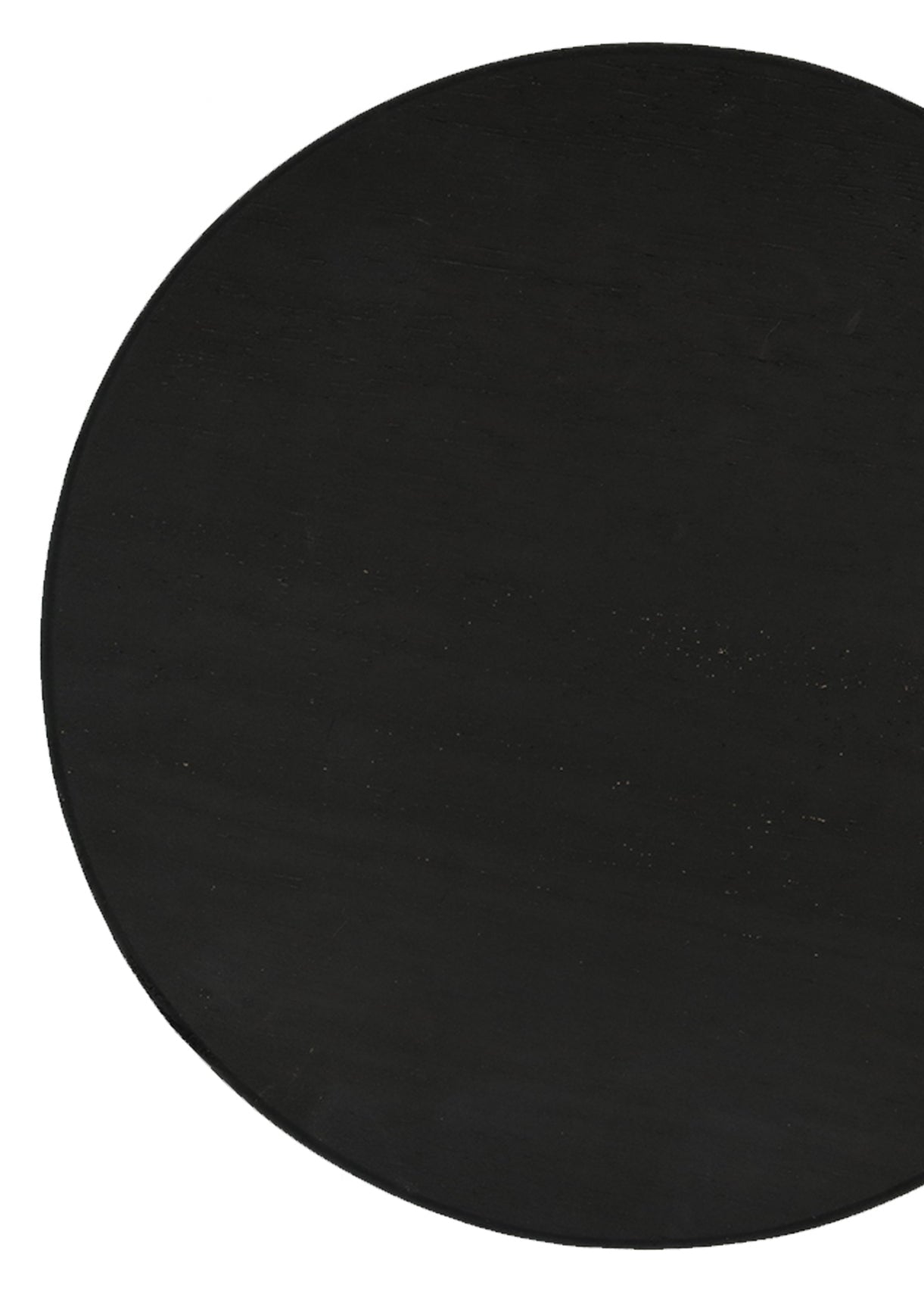 Wood Pedestal Stand - Black 