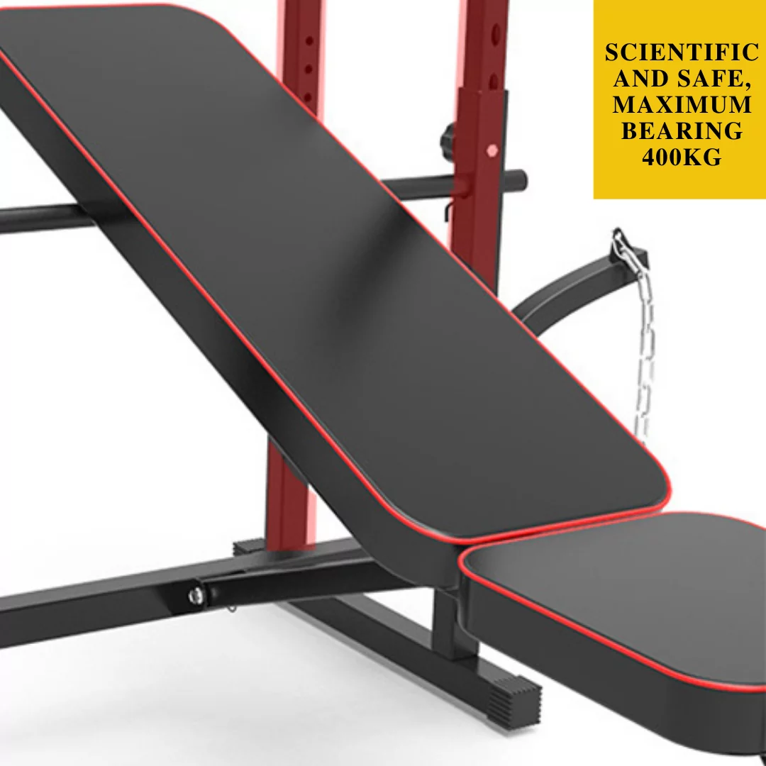 Adjustable Workout Bench with Weight Sets 