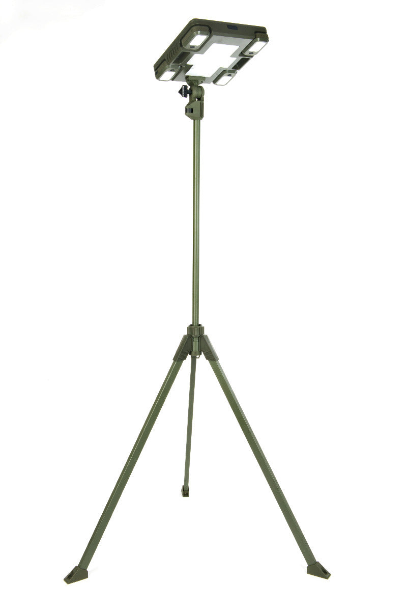 TRU De-LIGHT WHITENIGHT Multipurpose LED Solar / AC / DC - Garden, Camping Main Light + 4 Independent Detachable Multi Mode Side Lights / Tripod + Carrying Bag 