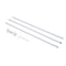 Outsunny Sun Sail Shade Pillar: Adjustable Height Support for Outdoor Canopy Pole