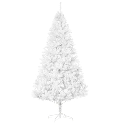 HOMCOM 7ft White Christmas Tree with Stand, Holiday Decoration - Create a Festive Atmosphere 