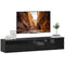 Wall Mounted TV Stand, Floating TV Cabinet with Storage, for TVs up to 70