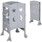 Qaba Step Stool with Safety Rail and Support Handles Kitchen Counter Step-up Helper