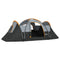 Outsunny Family Camping Tent for 5-6 Person with Lighting Hook & Carrying Bag in Cream