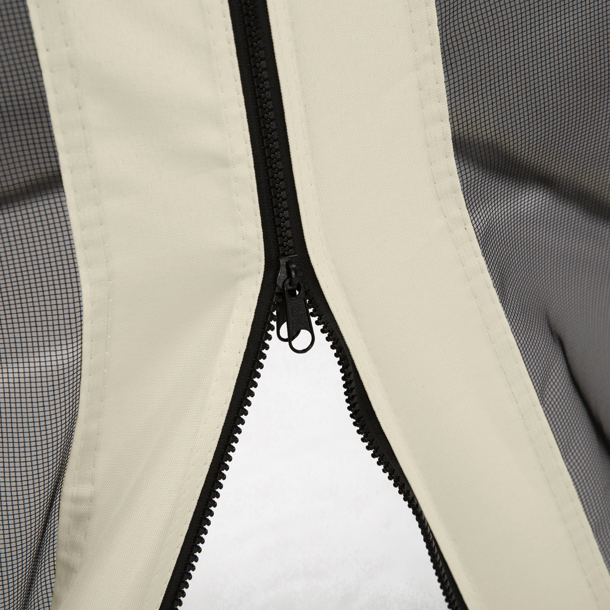 Outsunny Replacement Mosquito Netting for Gazebo 10' x 10' Black Screen Walls for Canopy w/ Zippers for Parties and Outdoor Activities 