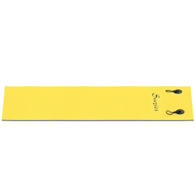Soozier Aqua Roll Relaxation Mat: 6.5x2FT Floating Water Pad for Pool Lake Ocean Recreation Yellow 