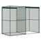 8' x 4' Crop Cage, Plant Protection Tent with Zippered Doors for Vegetable Garden, Backyard, Green
