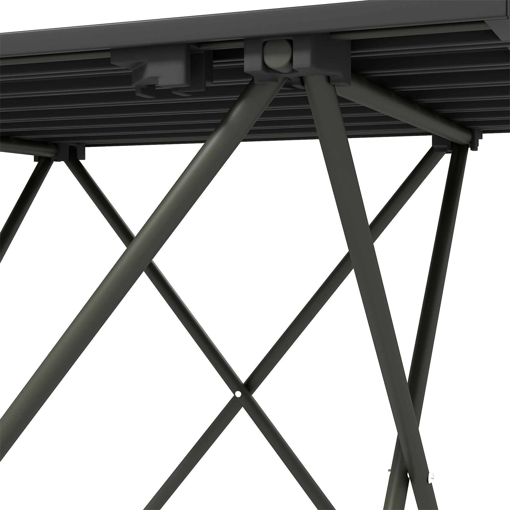 Outsunny Folding Camping Table, Outdoor Portable Picnic Table with Carry Bag, Foldable Table for Camping, Picnic, Hiking, Black 