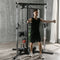 Soozier Multifunctional Home Gym Machine with Pull Up Bar, 15-Position Adjustable Strength Training Workout Station