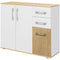HOMCOM Elegant Sideboard Cabinet White Freestanding Buffet with Doors Drawers Adjustable Shelf for Dining Room Kitchen