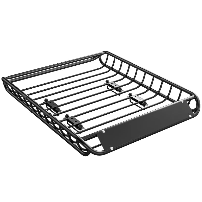 Soozier Roof Rack Cargo Carrier Basket, 330LBS Heavy Duty Roof Basket, 46" x 36" x 4.5" Rooftop Cargo Carrier for SUV, Truck