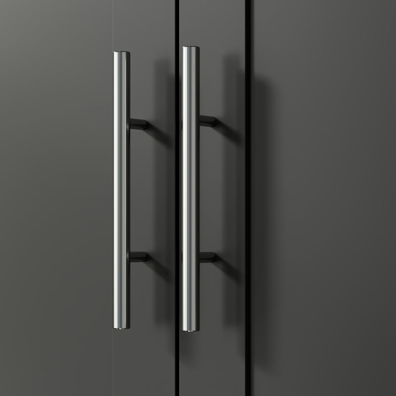 Bathroom Wall Cabinet, Medicine Cabinet, Toilet Storage Cabinet with Shelf for Living Room and Entryway, Black