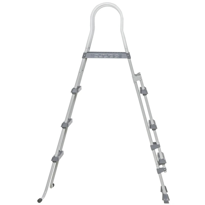 70" Above Ground Pool Ladder for 48" Pool Wall Height, Grey