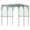 Garden Arch Cucumber Trellis for Climbing Plants, 7.3 FT Tall Metal Plant Trellis Support with Climbing Net, Black