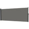 Outsunny 13x6 Retractable Side Awning, Outdoor Privacy Screen for Garden, Pool & Terrace, UV Resistant, Dark Grey