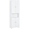 HOMCOM Versatile Storage Cabinet: Freestanding Buffet Hutch with Adjustable Shelves for Bathroom or Kitchen Pantry